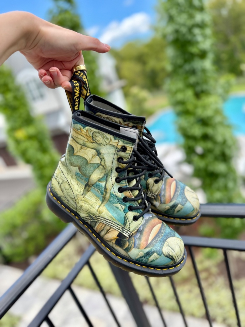 RARE Dr. Martens x Tate William Blake 1460 Boots – US W9 / M8 - Picture 8 of 8